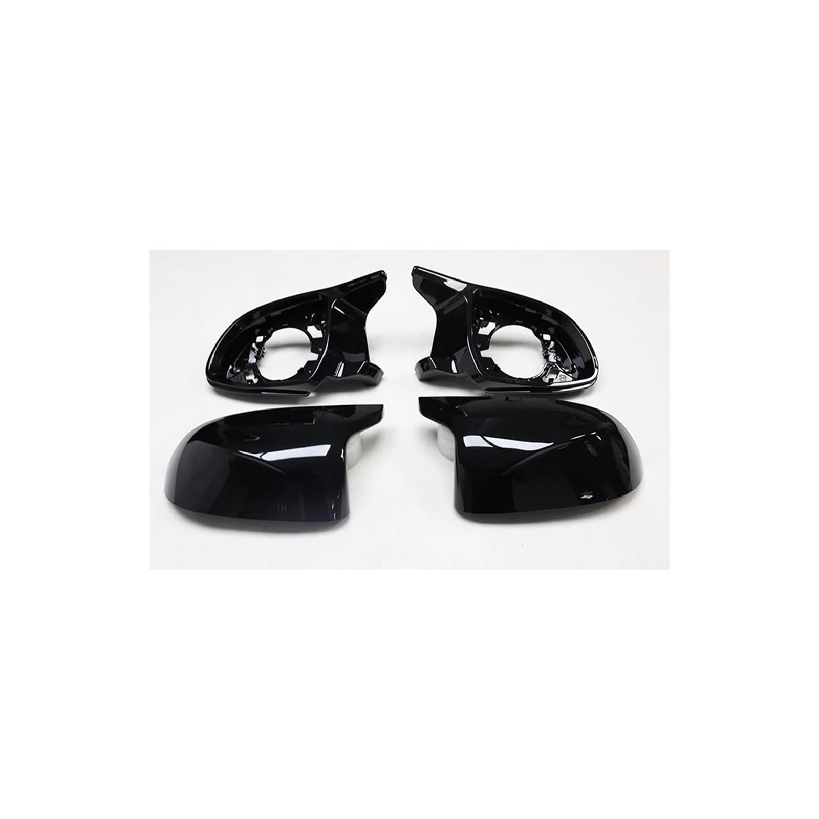 Seite Spiegel Kappen 2Pcs Für X3 G01 G08 Für X4 G02 Für X5 G05 Für X6 G06 Für X7 G07 2019-2022 Auto Hinten Spiegel Abdeckung Carbon Faser Rückspiegelkappe(Style F) von KWAYA