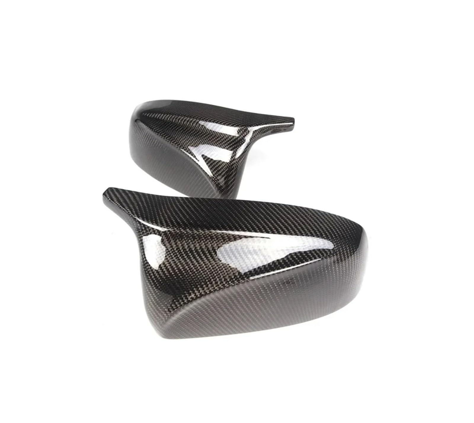 Seite Spiegel Kappen 2Pcs Für X5 Für X6 E70 E71 2007 2008 2009 2010 2011 2012 2013 Auto Rückspiegel Kappen Carbon Faser Rückspiegelkappe(Carbon Fiber Look) von KWAYA