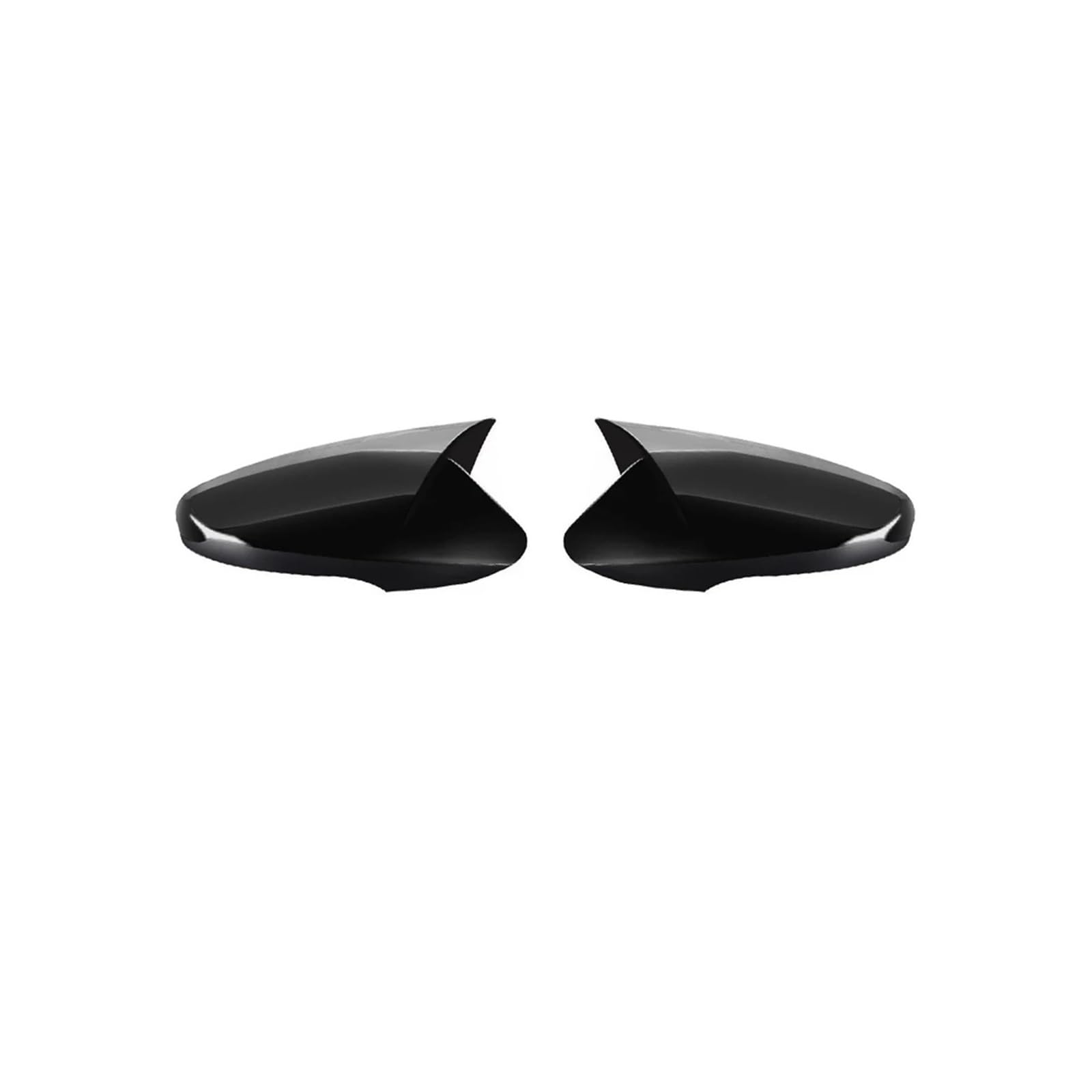 Seite Spiegel Kappen Für Hyundai Für Veloster 2012-2018 Auto Rückspiegel Abdeckung Außen Caps Carbon Rückspiegelkappe(Bright Black) von KWAYA