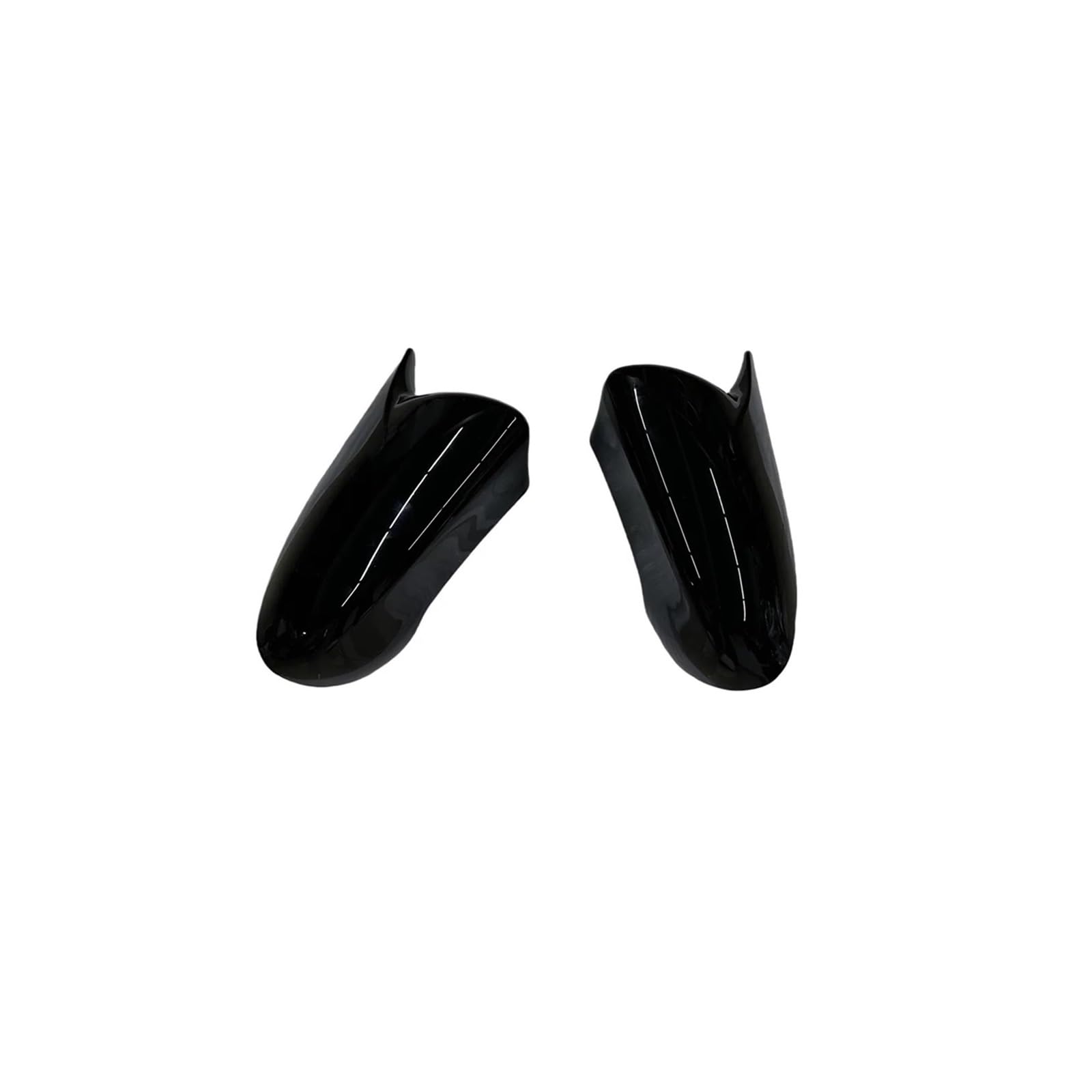 Seite Spiegel Kappen Für Qashqai J10 2007-2014 Auto Seite Tür Rückspiegel Abdeckung Links Rechts Rückspiegelkappe(Glossy Black) von KWAYA