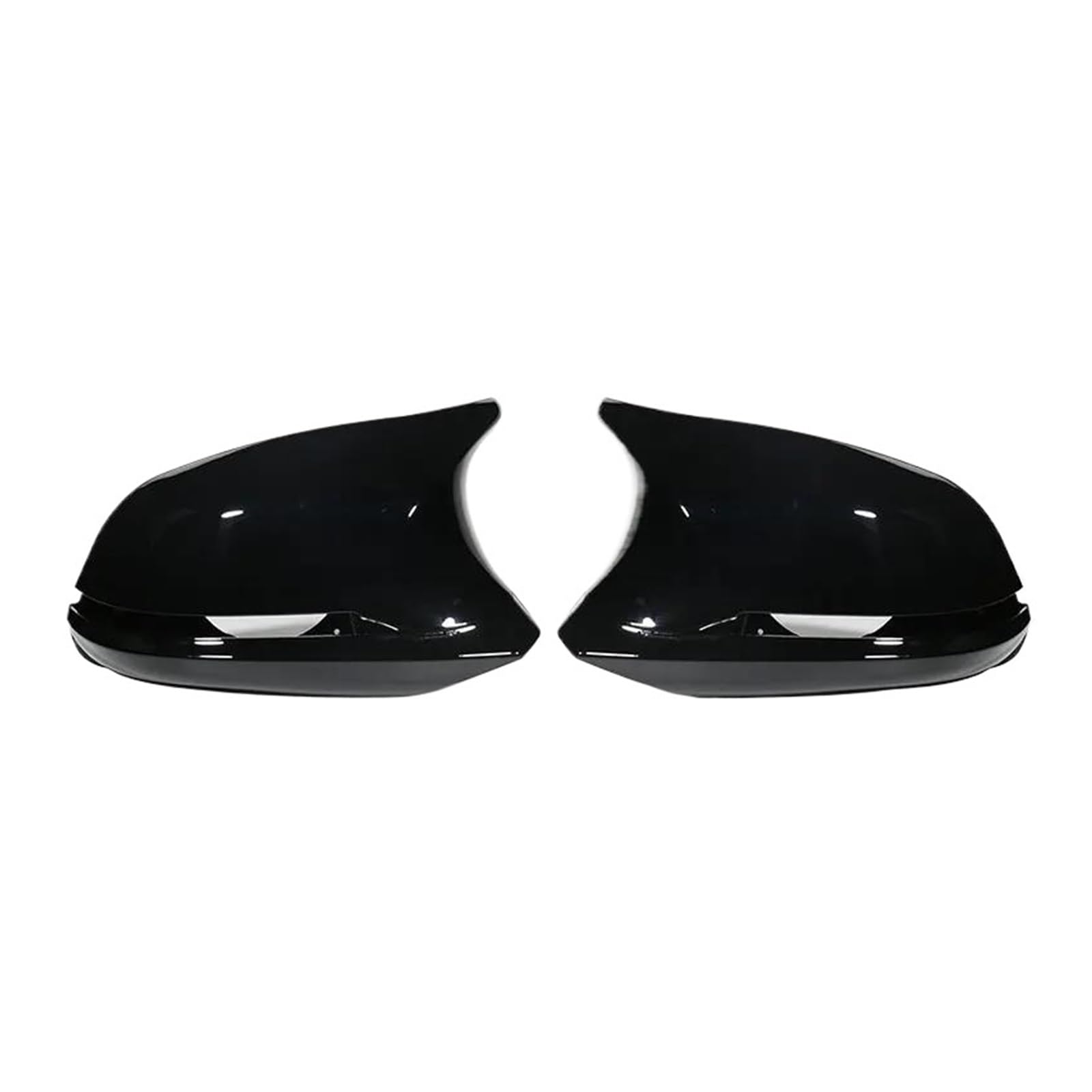 Spiegelabdeckungen Für 1 2 3 4 X-Serie F20 F21 F22 F23 F30 F31 F32 F33 F36 Für X1 E84 Für M3 Für M4 2012-UP 6-teiliges/Set Rückspiegelabdeckungs-Look Außenspiegelkappen(Black) von KWAYA