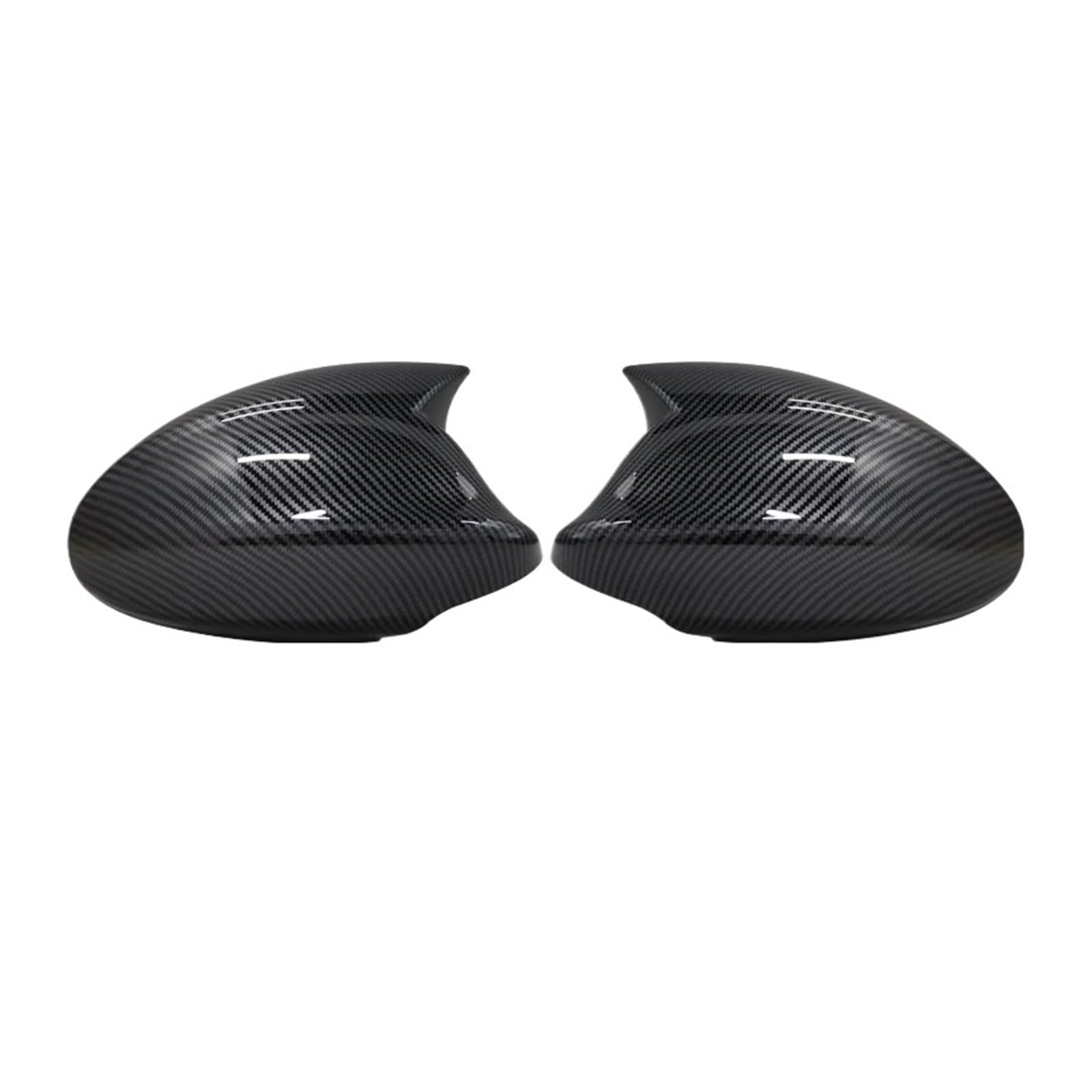 Spiegelabdeckungen Für 3 1 Serie M E90 E91 E92 E93 E81 E87 E82 E88 Glanz Carbon Fiber Rückspiegel Abdeckungen Kappe Zubehör Ersatz Außenspiegelkappen(Carbon Fiber) von KWAYA
