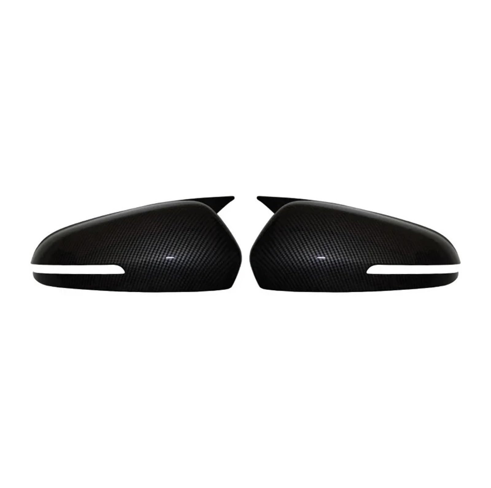 Spiegelabdeckungen Für Hyundai Für IX25 2020-2023 Seitenrückspiegel-Abdeckkappe Rückspiegelabdeckungen Türflügelspiegelkappen Autozubehör Außenspiegelkappen(Carbon Fiber Pattern) von KWAYA