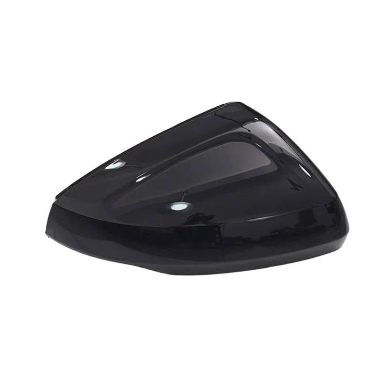 Spiegelabdeckungen Für Polo MK6 2019 2020 2021 2022 2023 Schwarz Glänzend Seitentür Flügelspiegel Abdeckkappe Fall 2G0 857 537 Außenspiegelkappen(Glass Black Right) von KWAYA