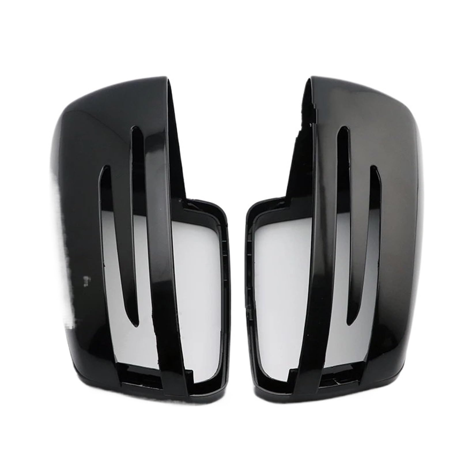 Spiegelabdeckungen Für S Für CLA Für GLA GLK-Klasse W176 W246 W212 W204 C117 X156 X204 W221 C218 Schwarze Seitenspiegelkappenabdeckungen Ersetzen Außenspiegelkappen(Bright Black) von KWAYA