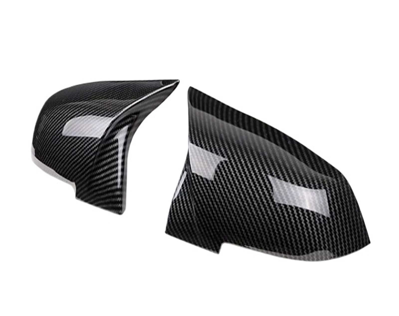 Spiegelabdeckungen Für Serie 1 2 3 4 X M F30 F32 F33 F36 Für X1 220i 328i 420i F20 F21 F22 F23 2 Stück Carbon Schwarz Rückspiegel Abdeckung Kappe Außenspiegelkappen(Carbon Fiber Pattern) von KWAYA