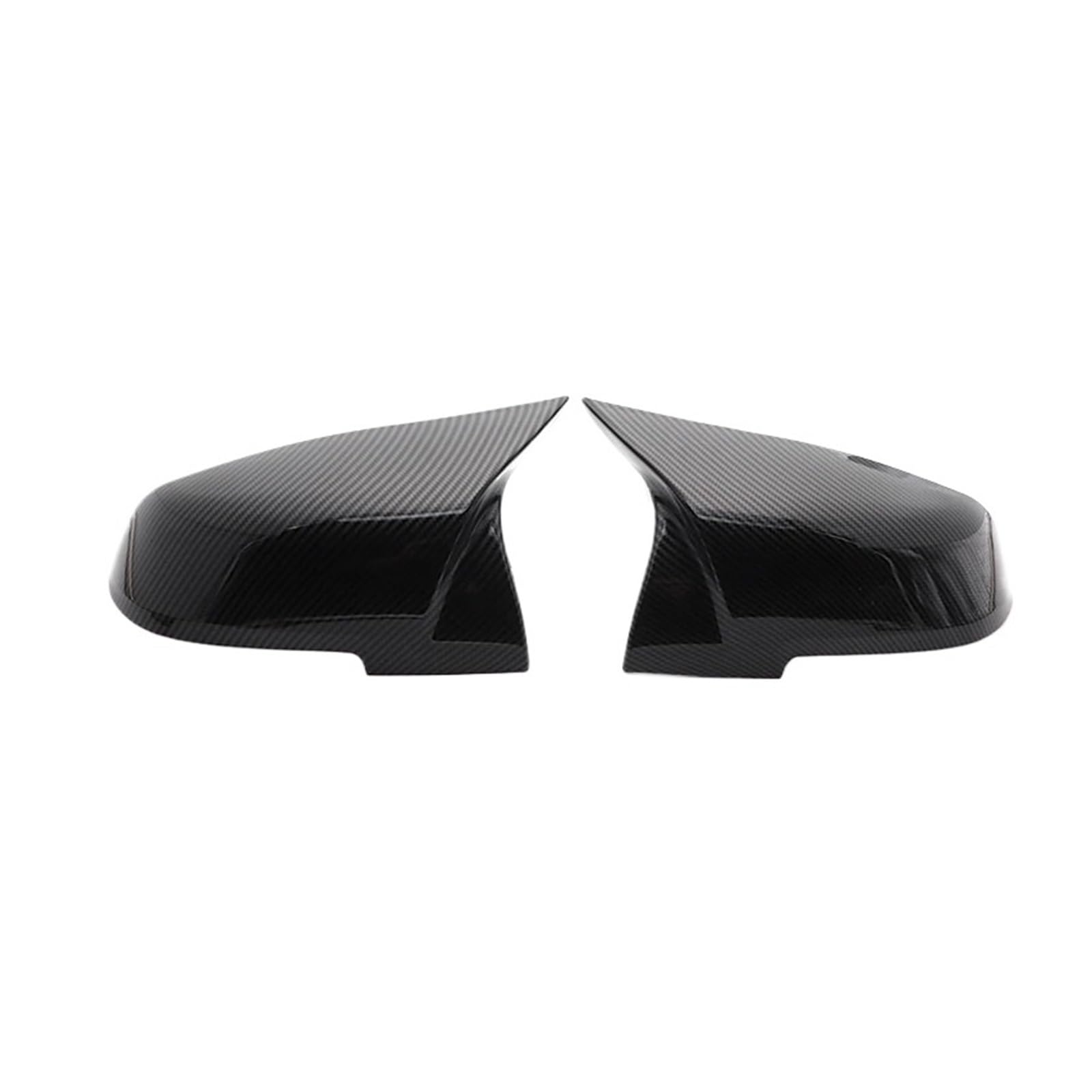 Spiegelabdeckungen Für Serie 1 2 3 4 X M Für X1 F22 F23 F30 220i 328i 420i F20 F21 F32 F33 F36 Carbon Schwarz 2 Stück Rückspiegel Abdeckung Kappe Außenspiegelkappen(Carbon Fiber Horn) von KWAYA