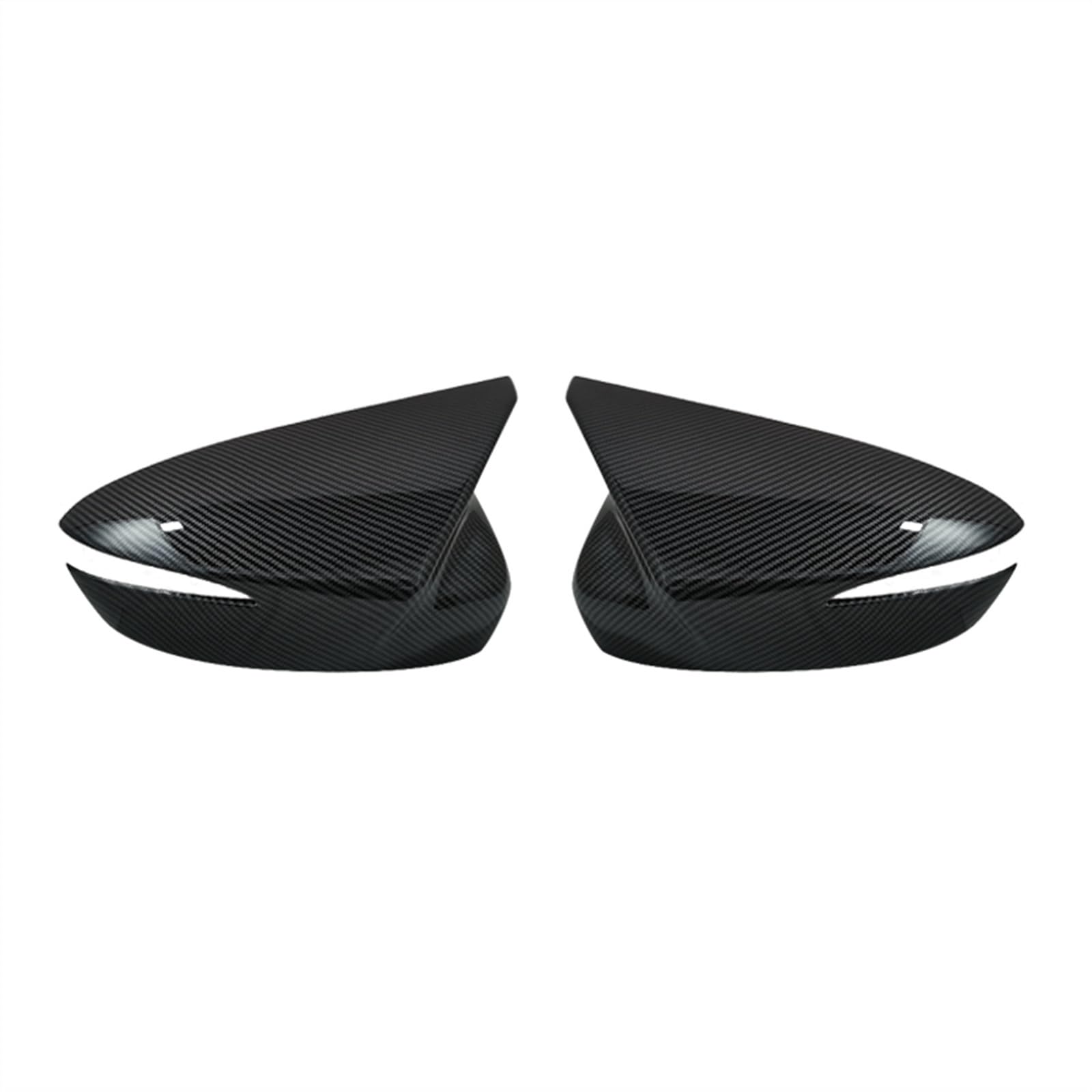 Tür Außenspiegelkappe Für Mazda Für CX-3 Für CX-4 Für CX-5 2015-2019 Auto Rückspiegel Abdeckung Spiegel Gehäuse Auto Zubehör Rückspiegelgehäuse (Größe : Carbon fiber pattern) von KWAYA