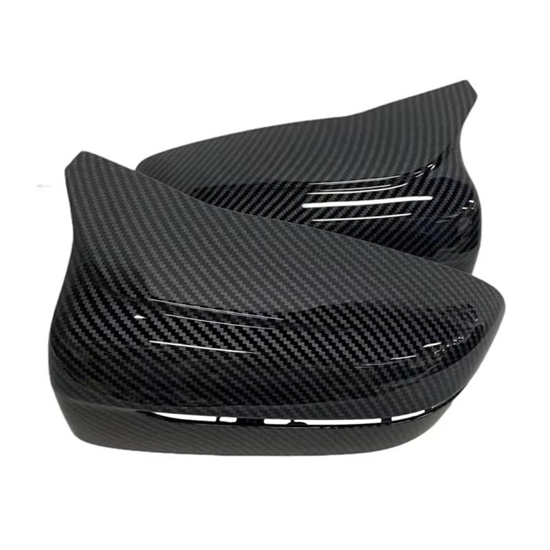 Außenspiegelabdeckung Aus Karbonfaser, Passend Für BMW 3er/5er/6er/7er/8er G11 G12 G14 G15 G16 G20 G21 G30 G31 2019 2020.(LHD-Carbon pattern) von KWEZ