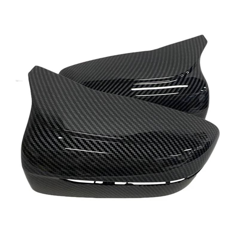Außenspiegelabdeckung Aus Karbonfaser, Passend Für BMW 3er/5er/6er/7er/8er G11 G12 G14 G15 G16 G20 G21 G30 G31 2019 2020.(RHD-Carbon pattern) von KWEZ