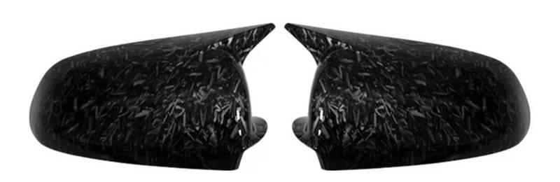 Carbon-Look und leuchtend schwarzer Rückspiegel, passend für Audi A3 S3 8P 05–08, A4 S4 B6 B7 8E 8H, A6 S6 C6 4F.(Forged Carbon Look) von KWEZ