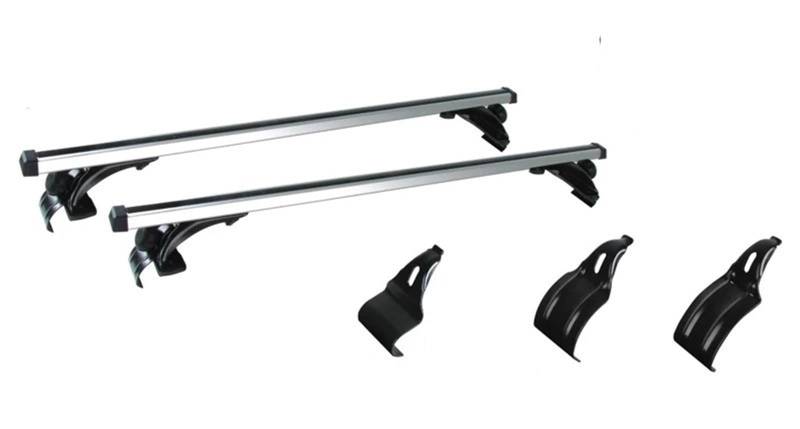 Dachträger-Querträger 2 Stück universelle Querstangen für Autodächer, passend für Gepäckträger, Fahrradträger, Frachtkorb, Dachgepäckbox. Stahldachgepäckträger(130CM) von KWEZ