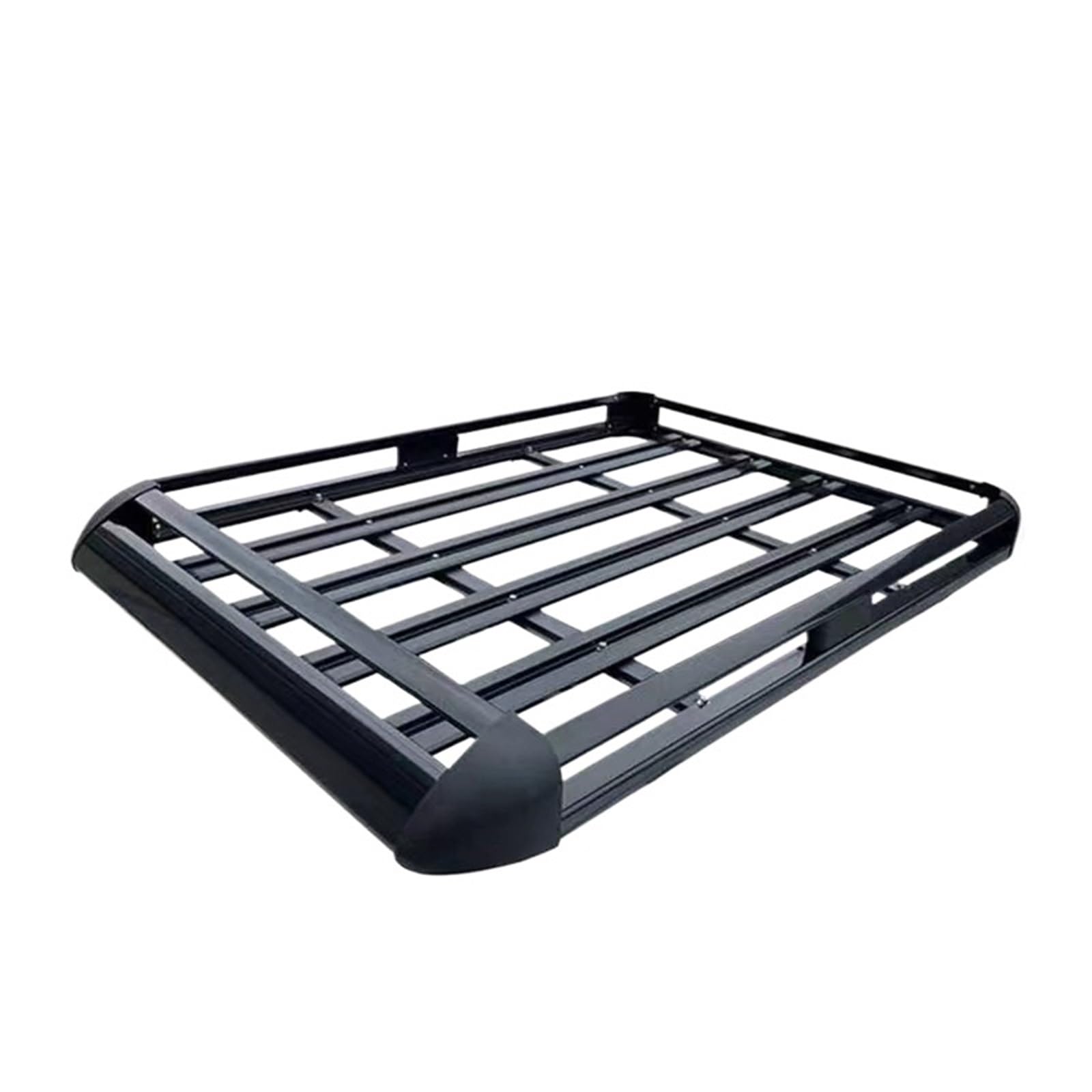 Dachträger-Querträger Aluminiumlegierung 127 x 90 cm, 140 x 100 cm, doppellagiger Autodachgepäckträger, passend für SUV-Dächer. Stahldachgepäckträger(127x90 Black) von KWEZ