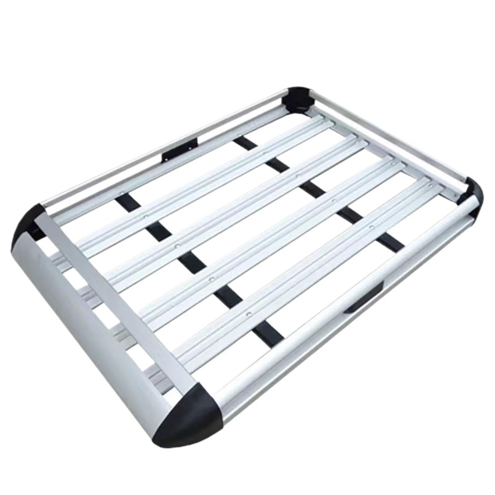 Dachträger-Querträger Aluminiumlegierung 127 x 90 cm, 140 x 100 cm, doppellagiger Autodachgepäckträger, passend für SUV-Dächer. Stahldachgepäckträger(127x90 Silver) von KWEZ