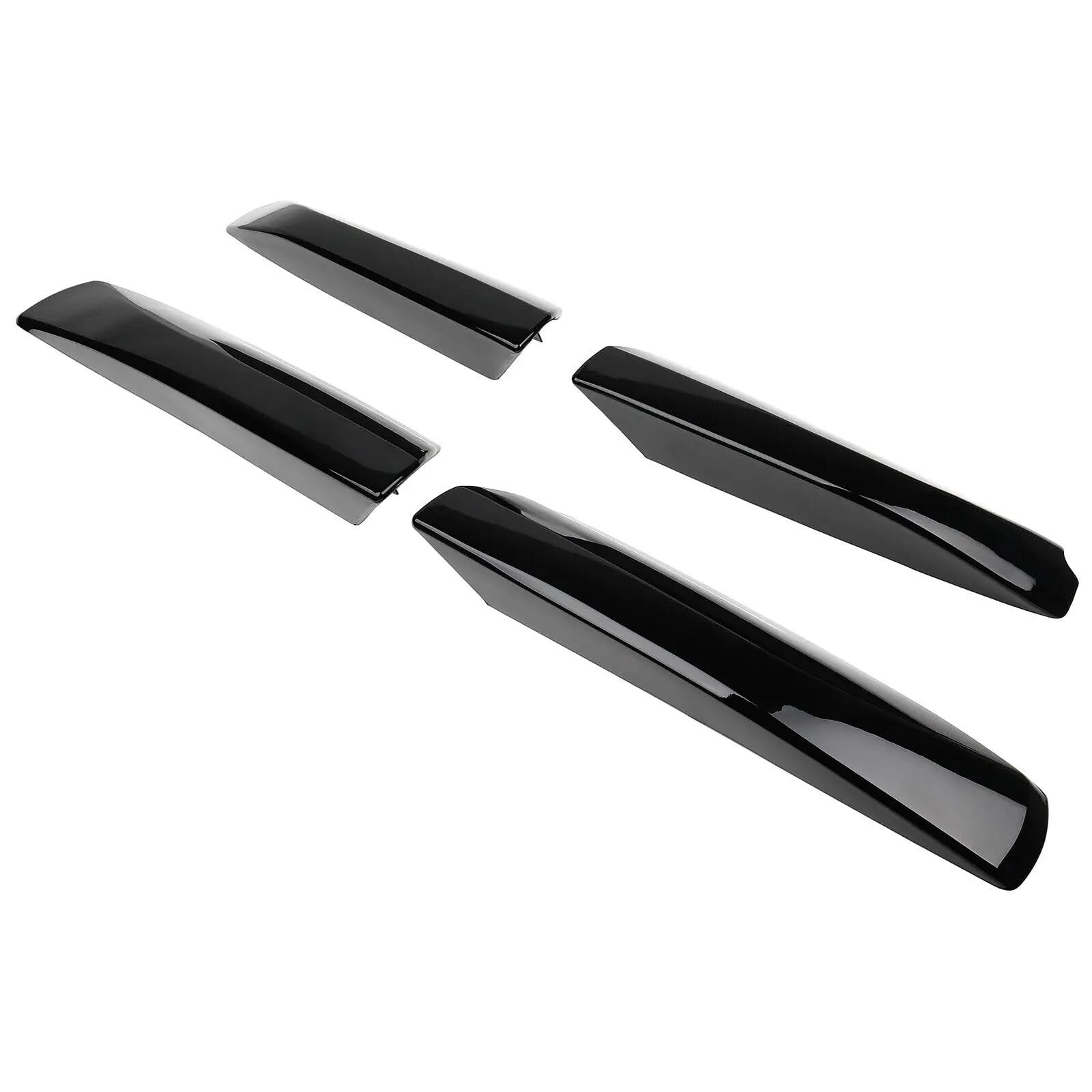 Dachträger-Querträger Dachgepäckträger, passend für Toyota Highlander 2008–2013, Schutzabdeckung für die Enden der Stangenschiene, Ersatzschale, 4-TLG. Stahldachgepäckträger Dachträger-Querträger Dachgepäckträger, passend für Toyota Highlander 2008–2013, Schutzabdeckung für die Enden der Stangenschiene, Ersatzschale, 4-TLG. Stahldachgepäckträger von KWEZ
