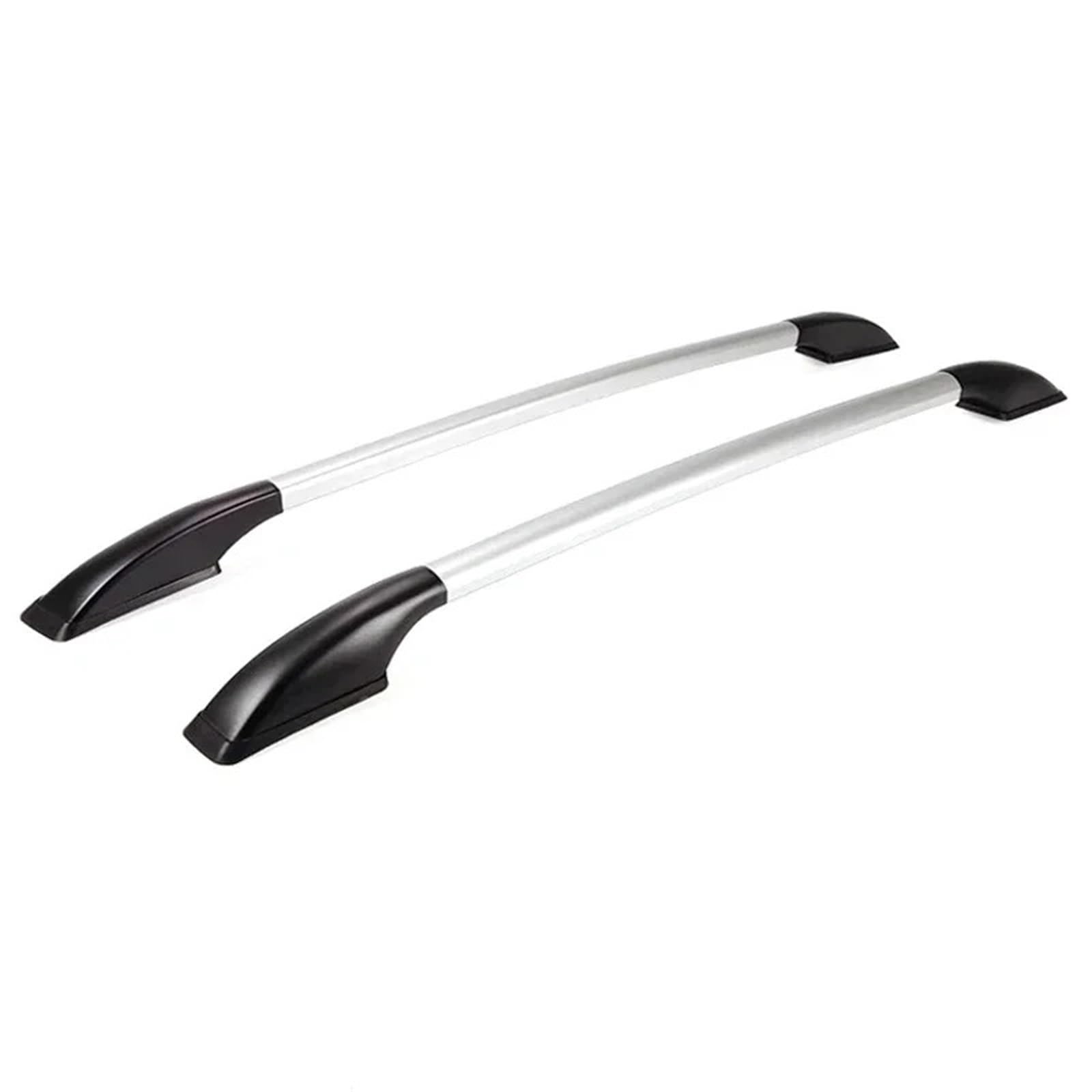 Dachträger-Querträger Dachrelingträger, kein Stanzen erforderlich,passend für Montero, passend für Pajero 4 IV MK4 V93 V97 V98 2015–2020. Stahldachgepäckträger(Sliver with Black) von KWEZ