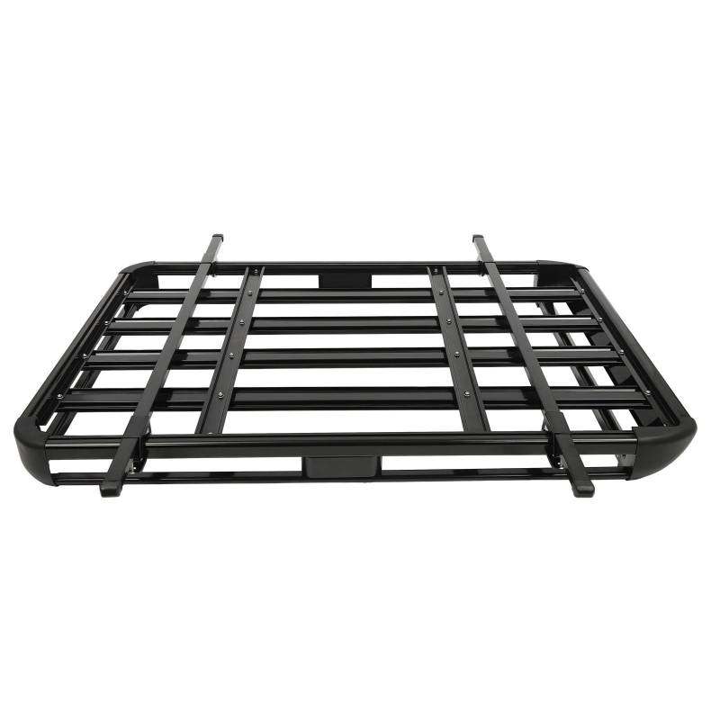 Dachträger-Querträger Leichter Autodachgepäckträger, passend für SUVs, 150 kg Tragkraft, Aluminium und Eisen, ideal für Gepäck, Fahrräder und Outdoor-Ausrüstung. Stahldachgepäckträger von KWEZ