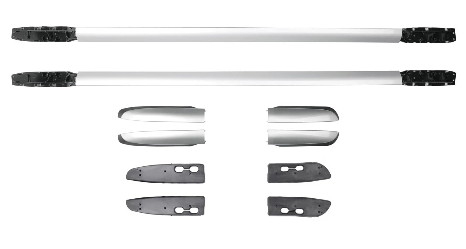 Dachträger-Querträger Passend für Toyota RAV4 2013–2019, silberner Aluminium-Dachgepäckträger im OE-Stil. Stahldachgepäckträger Dachträger-Querträger Passend für Toyota RAV4 2013–2019, silberner Aluminium-Dachgepäckträger im OE-Stil. Stahldachgepäckträger von KWEZ