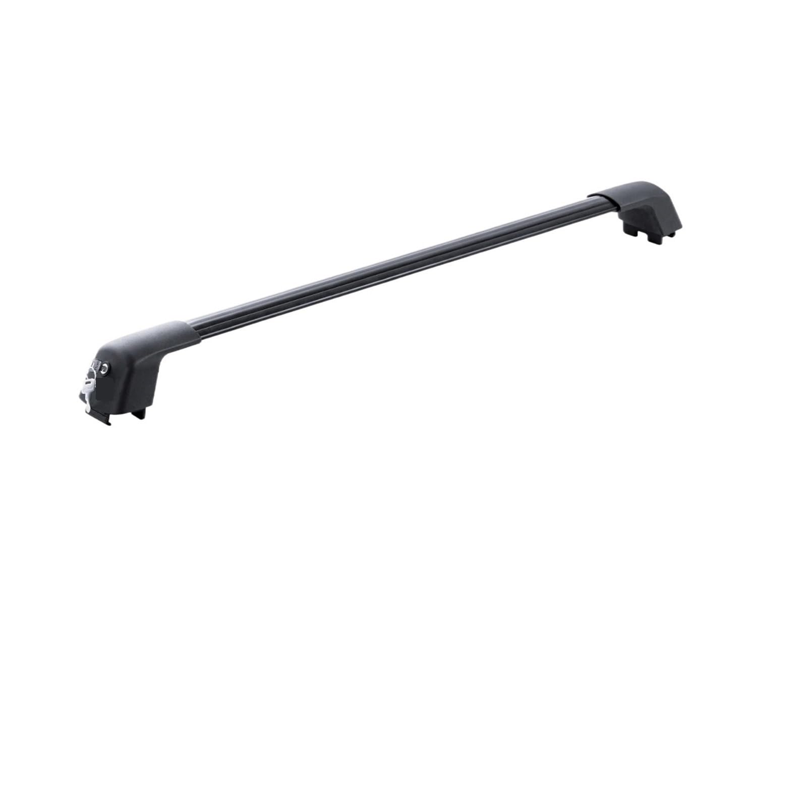 Dachträger-Querträger Querträger für Dachgepäckträger aus Aluminium, passend für geriffelte Seitenschienen ohne Lücke, Verstellbarer Querträger mit Schloss. Stahldachgepäckträger(120cm) von KWEZ