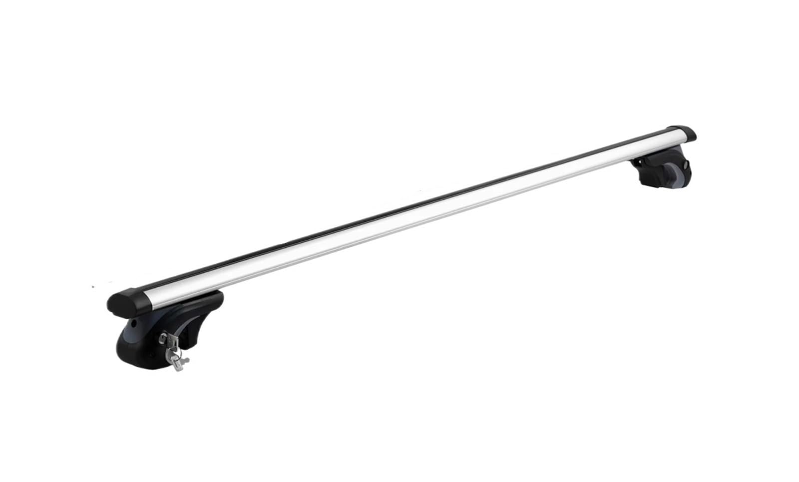 Dachträger-Querträger Universelle Querträger für Dachgepäckträger, passend für erhöhte Seitenschienen, Tragkraft 90 kg, verstellbare Querträger. Stahldachgepäckträger(132cm) von KWEZ
