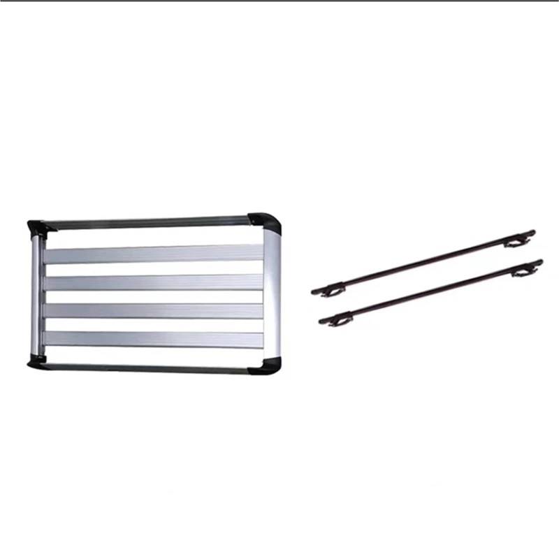 Dachträger-Querträger Universeller Autodachgepäckträger, passend für Camping im Auto, passend für Roadtrips, passend für Outdoor-Abenteuer. Stahldachgepäckträger(Set B) von KWEZ