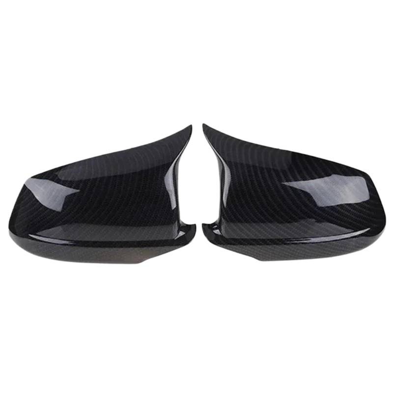 Passend für BMW 528i 528iX 535i 535iX 550i 550iX, Hybrid 5 (F10) 2010–2013, Seitenspiegelkappen-Abdeckung 51167216369 51167216370.(Carbon Fiber Pattern) von KWEZ