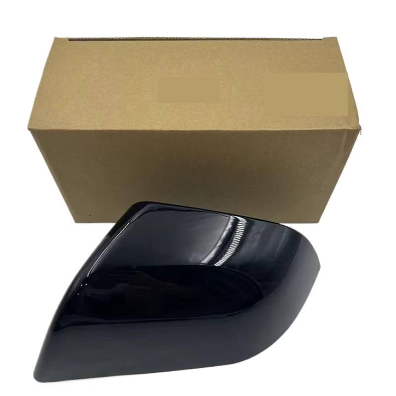 Passend für Tesla Model 3, Auto-Rückspiegelabdeckung, Auto-Außenzubehör, ABS, Türseite hinten.(Black -LEFT) von KWEZ