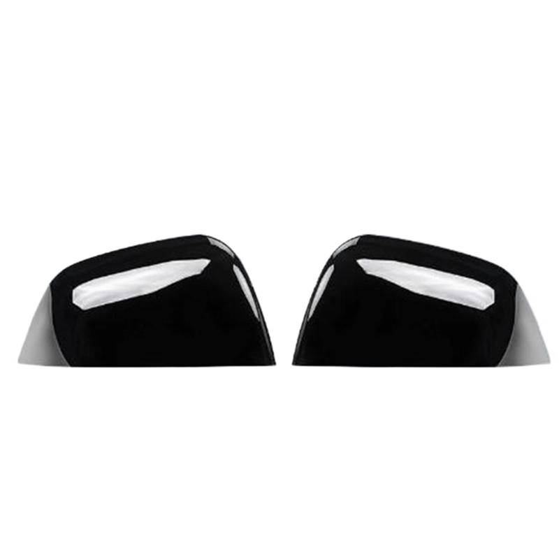 Passend für Tesla Model 3 Highland, passend für Model Y, ABS-Rückspiegel, dekorative Schale aus Kohlefaser.(3 Bright Black) von KWEZ