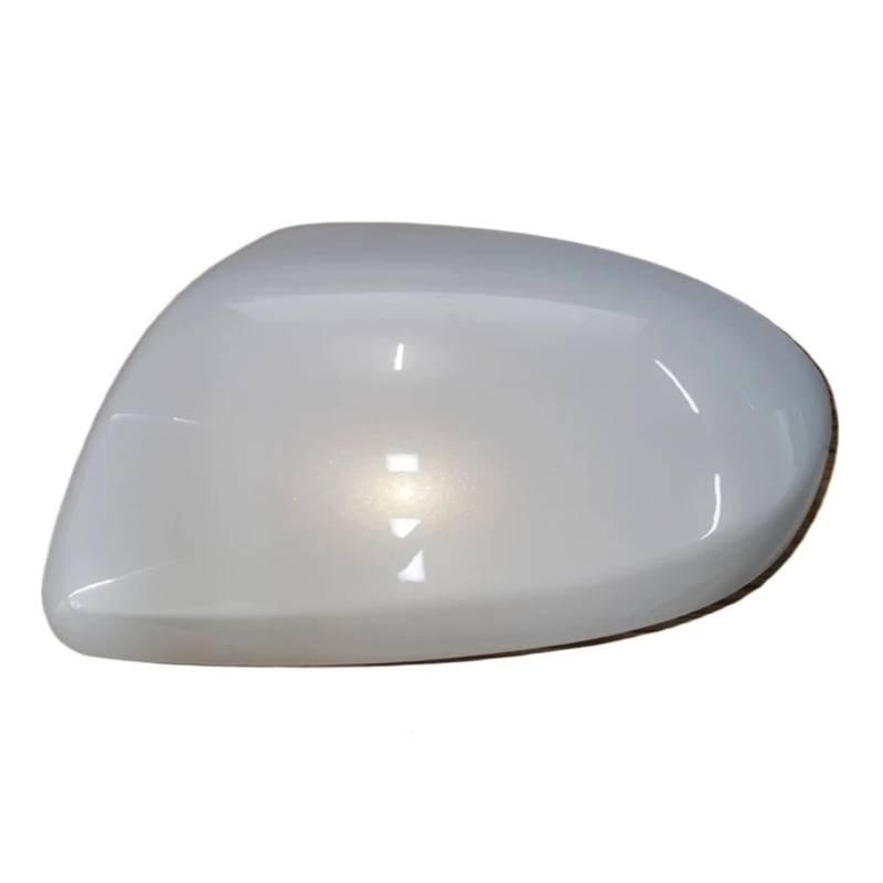 Rückspiegeldekoration passend für Mazda 2 DEMIO 2007–2014, Spiegelabdeckung, Gehäusedeckel.(L White) von KWEZ