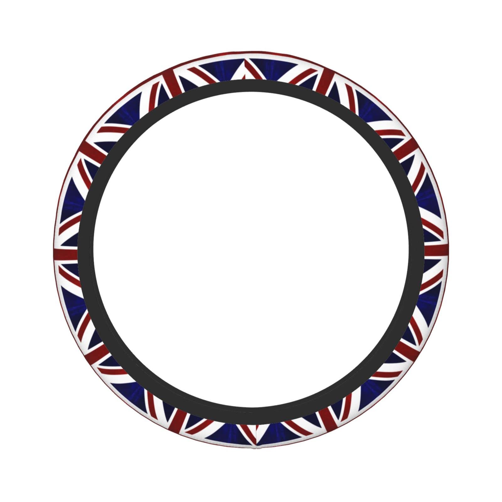Patriotisch, Union Jack, Großbritannien, Flagge 15 Zoll Universal-Lenkradbezug fürs Auto, elastischer, Rutschfester Lenkradbezug Patriotisch, Union Jack, Großbritannien, Flagge 15 Zoll Universal-Lenkradbezug fürs Auto, elastischer, Rutschfester Lenkradbezug von KWQDOZF