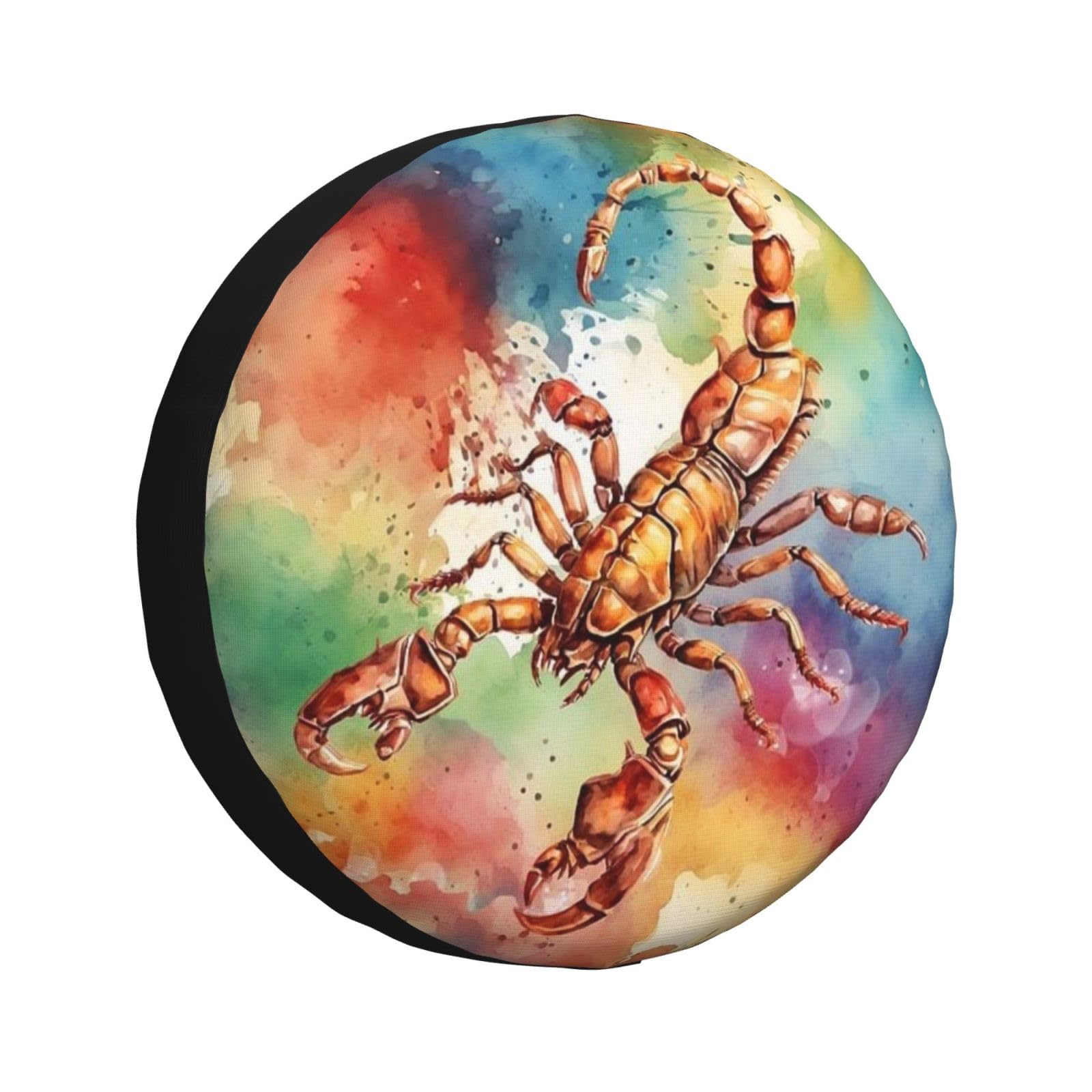Scorpion-Ersatzreifenabdeckung, Weißkopfseeadler, amerikanische Flagge, Reifenabdeckungen, wetterfester Radschutz, universell passend für Wohnmobil, Anhänger, Wohnmobil, SUV, LKW, 14 Zoll Scorpion-Ersatzreifenabdeckung, Weißkopfseeadler, amerikanische Flagge, Reifenabdeckungen, wetterfester Radschutz, universell passend für Wohnmobil, Anhänger, Wohnmobil, SUV, LKW, 14 Zoll von KWQDOZF