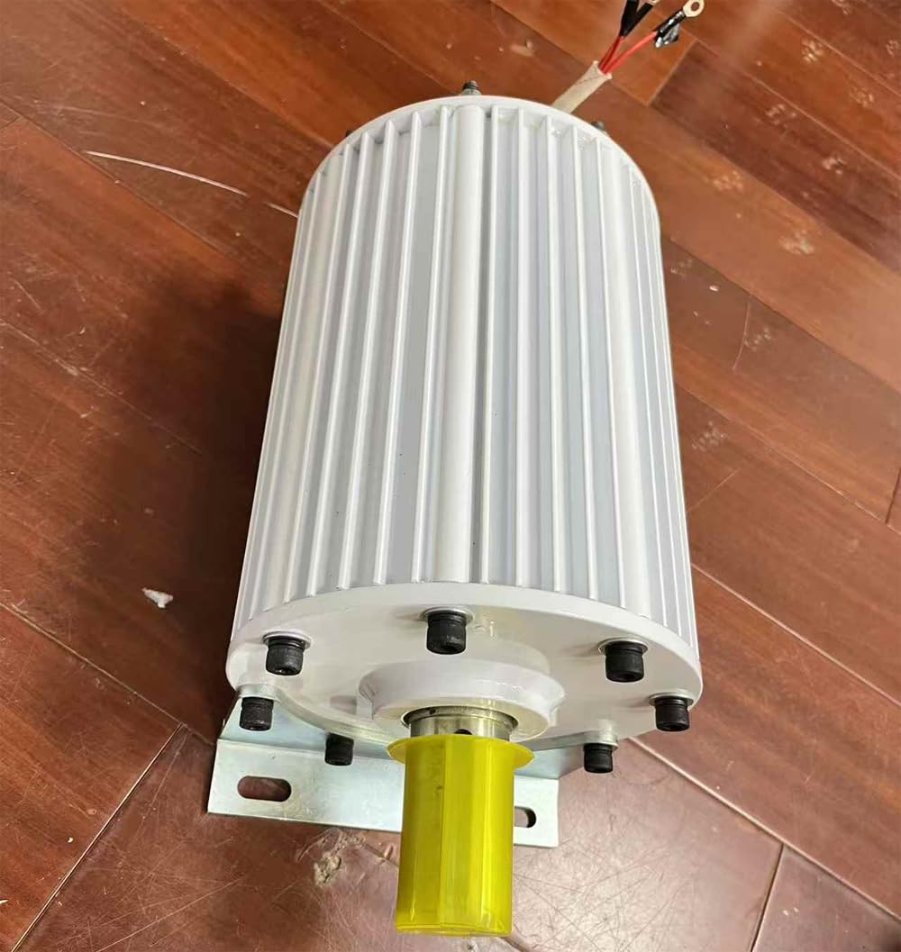 KX-ENERGIE Dreiphasengenerator 8000W, 50Hz 400r/m Gearless Seltenerd-NdFeB-Permanentmagnet Elektromotorgenerator 48v Elektrischer Synchrongenerator DIY-Windturbine Dynamo Lichtmaschine KX-ENERGIE Dreiphasengenerator 8000W, 50Hz 400r/m Gearless Seltenerd-NdFeB-Permanentmagnet Elektromotorgenerator 48v Elektrischer Synchrongenerator DIY-Windturbine Dynamo Lichtmaschine von KX-ENERGIE
