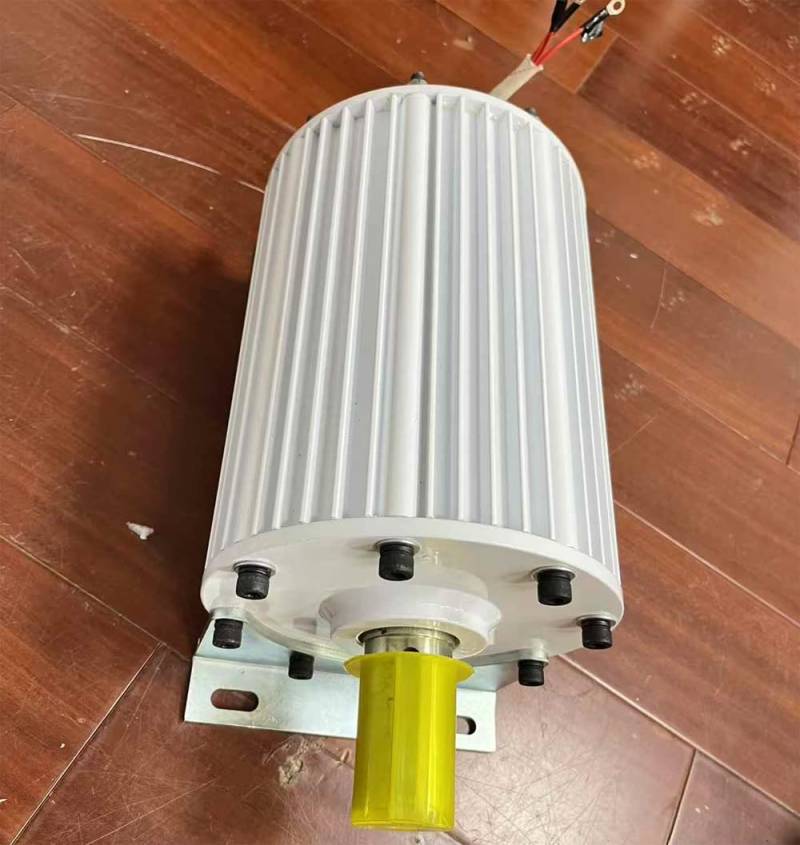 KX-ENERGIE Dreiphasengenerator 8000W, 50Hz 400r/m Gearless Seltenerd-NdFeB-Permanentmagnet Elektromotorgenerator 96v Elektrischer Synchrongenerator DIY-Windturbine Dynamo Lichtmaschine von KX-ENERGIE