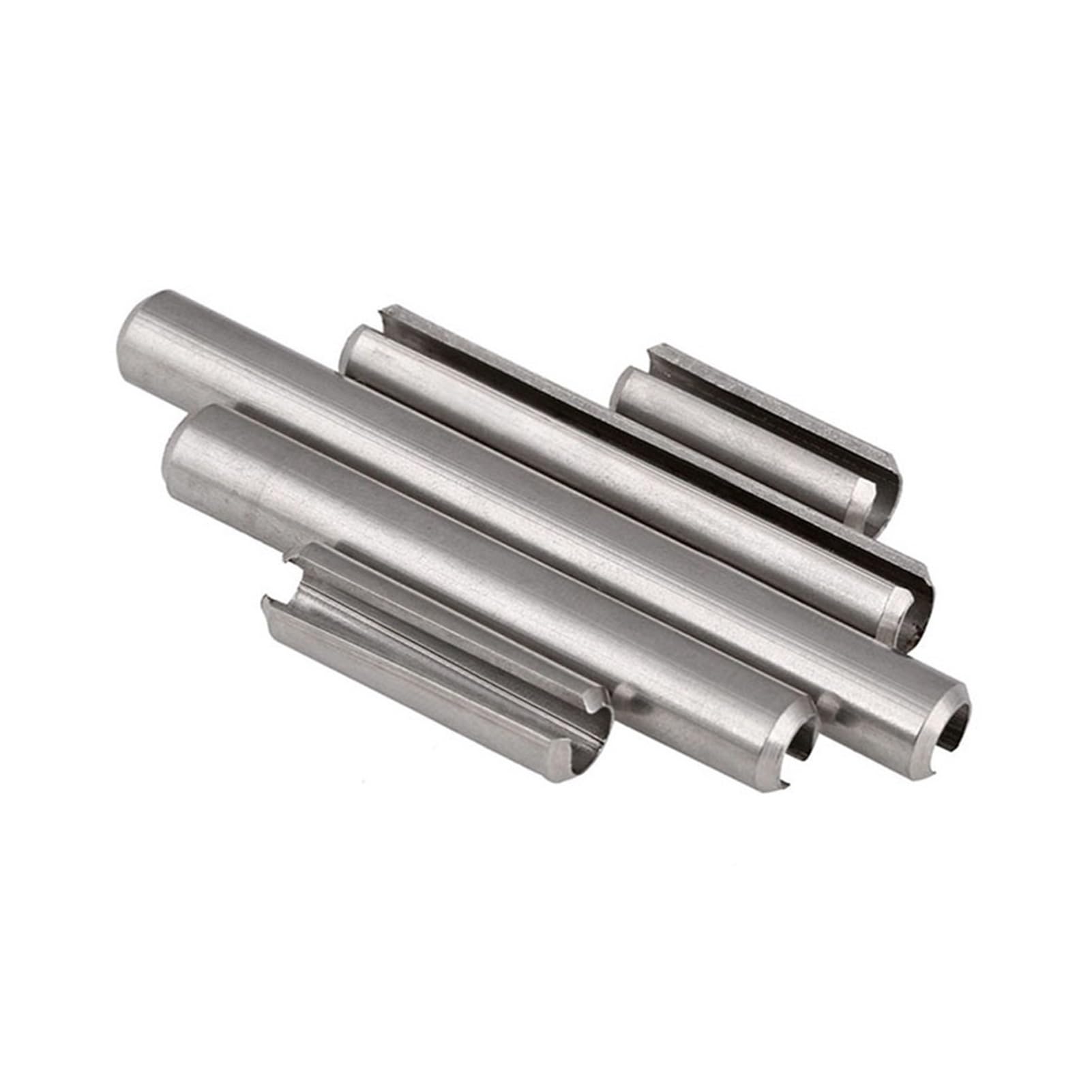 KXAOXGRC Edelstahl-Splint-Spannrolle， Federstifte A2 Edelstahl geteilter Spannstift M1.5 M2 M2.5 M3 M4(M2x10,10pcs) von KXAOXGRC