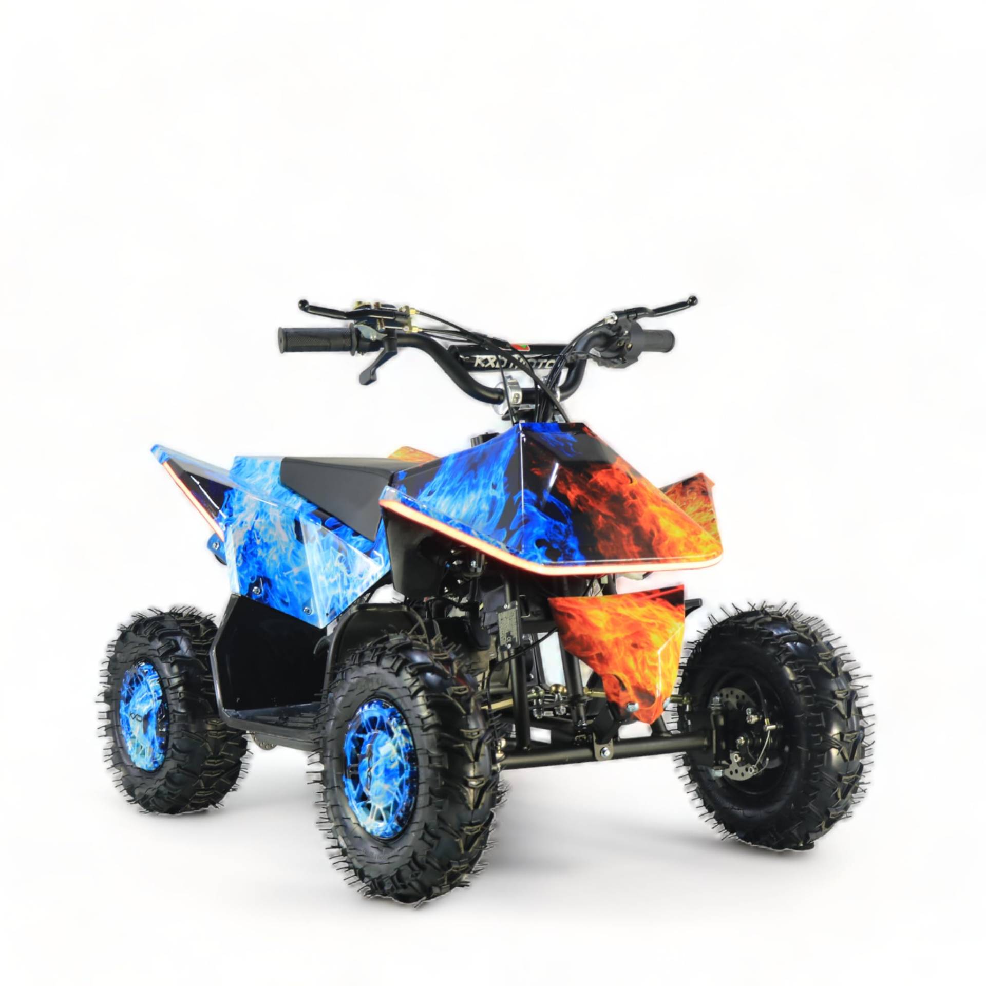 KXD M2 E-Starter 6" 49ccm 2T Quad Mini ATV Miniquad Benzinmotor Kinderquad Kinder Enduro Pocketquad Design Feuer KXD M2 E-Starter 6" 49ccm 2T Quad Mini ATV Miniquad Benzinmotor Kinderquad Kinder Enduro Pocketquad Design Feuer von KXD
