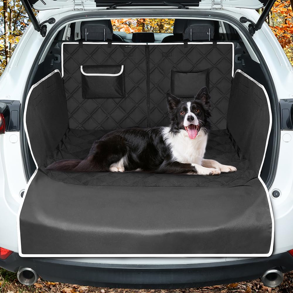 KYG Kofferraumschutz Hund rutschfest Robuste Hundedecke Auto Kofferraum Pflegeleicht Wasserabweisend Kratzfest Kofferraum Schutzmatte 72.83 Inch X 34.5 Inch für die Meisten Autos und SUVs von KYG