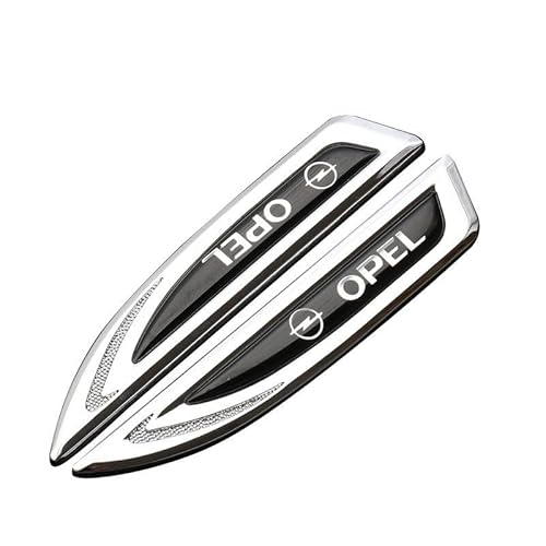 KYHATS 3D Auto Emblem Logo Aufkleber Dekoration, für OPEL Vectra Antara Insignia Zafira Astra Abzeichen Aufkleber Auto,B von KYHATS