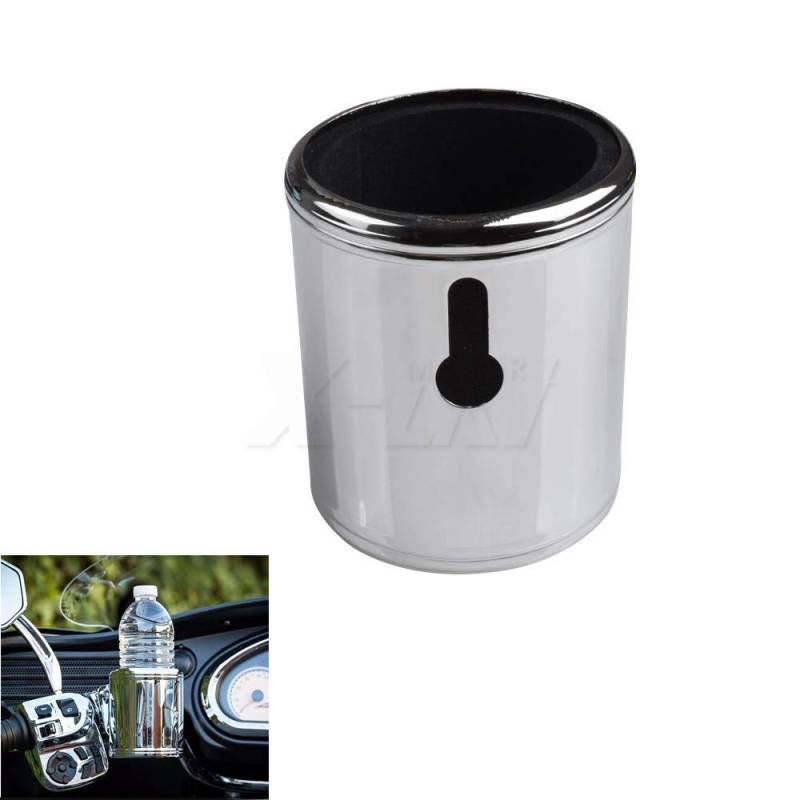 KYN for Indian Roadmaster Chieftain 2014-2019 Lite Dark Horse Limited Motorrad Getränkehalter Halterung Getränke Wasserbecher Flasche Dosenhalter von KYN