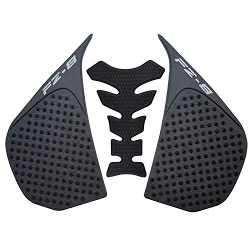 KYN für Yamaha FZ8 N/S FZ8N FZ8S 2010 2011 2012 2013 2014 2015 2016 Motorrad Transparent 3M Gas Tank Pad Anti-Rutsch-Aufkleber Seite Fuel Gas Grip Decal Protector von KYN