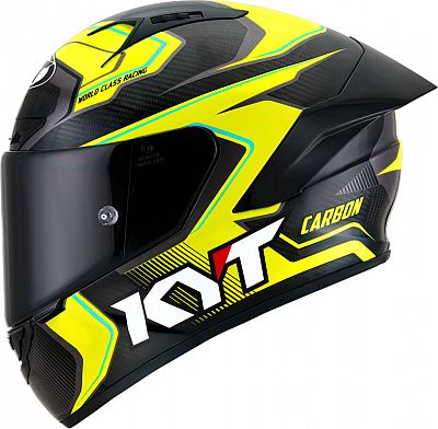 KYT NZ-Race Competition Carbon, Integralhelm - Gelb/Schwarz - XS von KYT