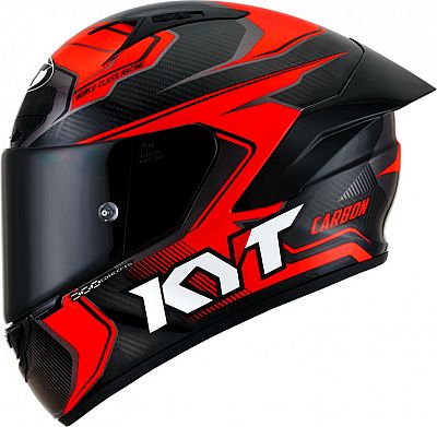 KYT NZ-Race Competition Carbon, Integralhelm - Rot/Schwarz - XL von KYT