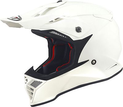 KYT Skyhawk Plain, Motocrosshelm - Weiß - S von KYT