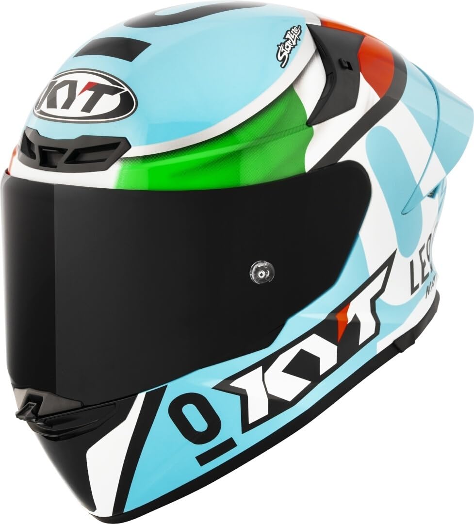 KYT TT-REVO Integralhelm Leopard Replica Tricolore E06, S (55) von KYT