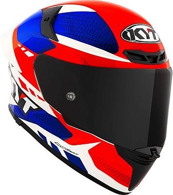 KYT TT-Revo Gear, Integralhelm - Blau/Weiß/Rot - XS von KYT
