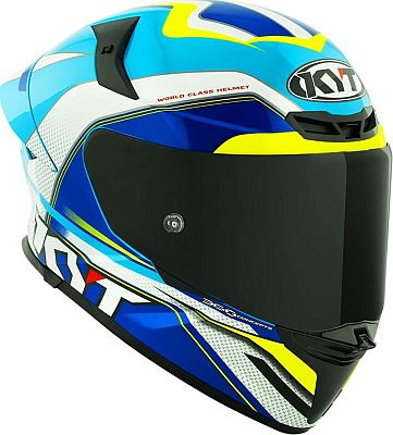 KYT TT-Revo Grand Prix, Integralhelm - Weiß/Blau/Hellblau/Gelb - XXL KYT TT-Revo Grand Prix, Integralhelm - Weiß/Blau/Hellblau/Gelb - XXL von KYT