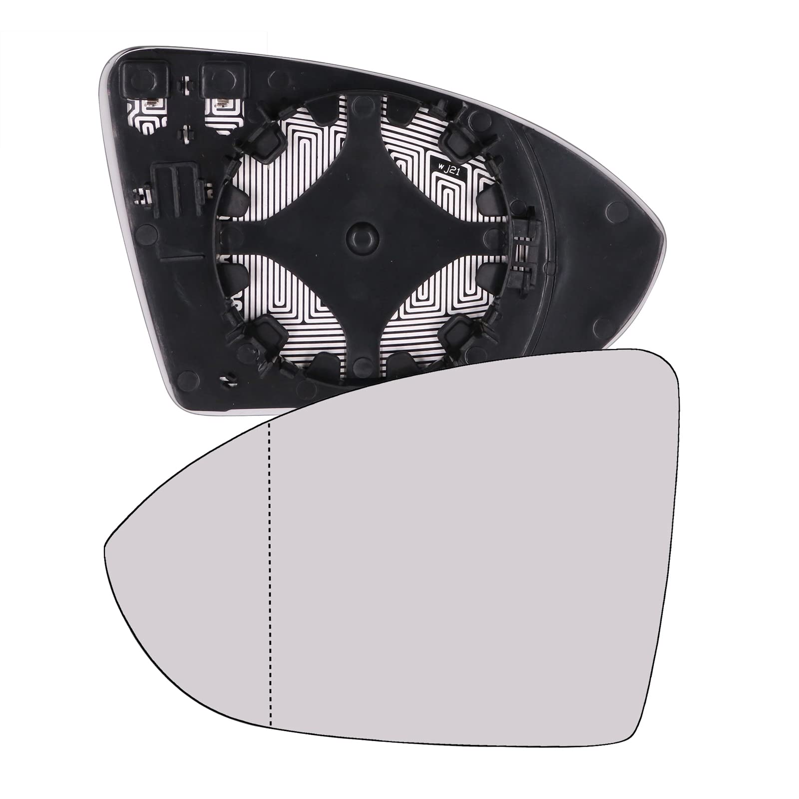 KYYET Außen spiegelglas links kompatibel mit VW Golf MK7 2013-2020 Power beheizt weiß KYYET Außen spiegelglas links kompatibel mit VW Golf MK7 2013-2020 Power beheizt weiß von KYYET