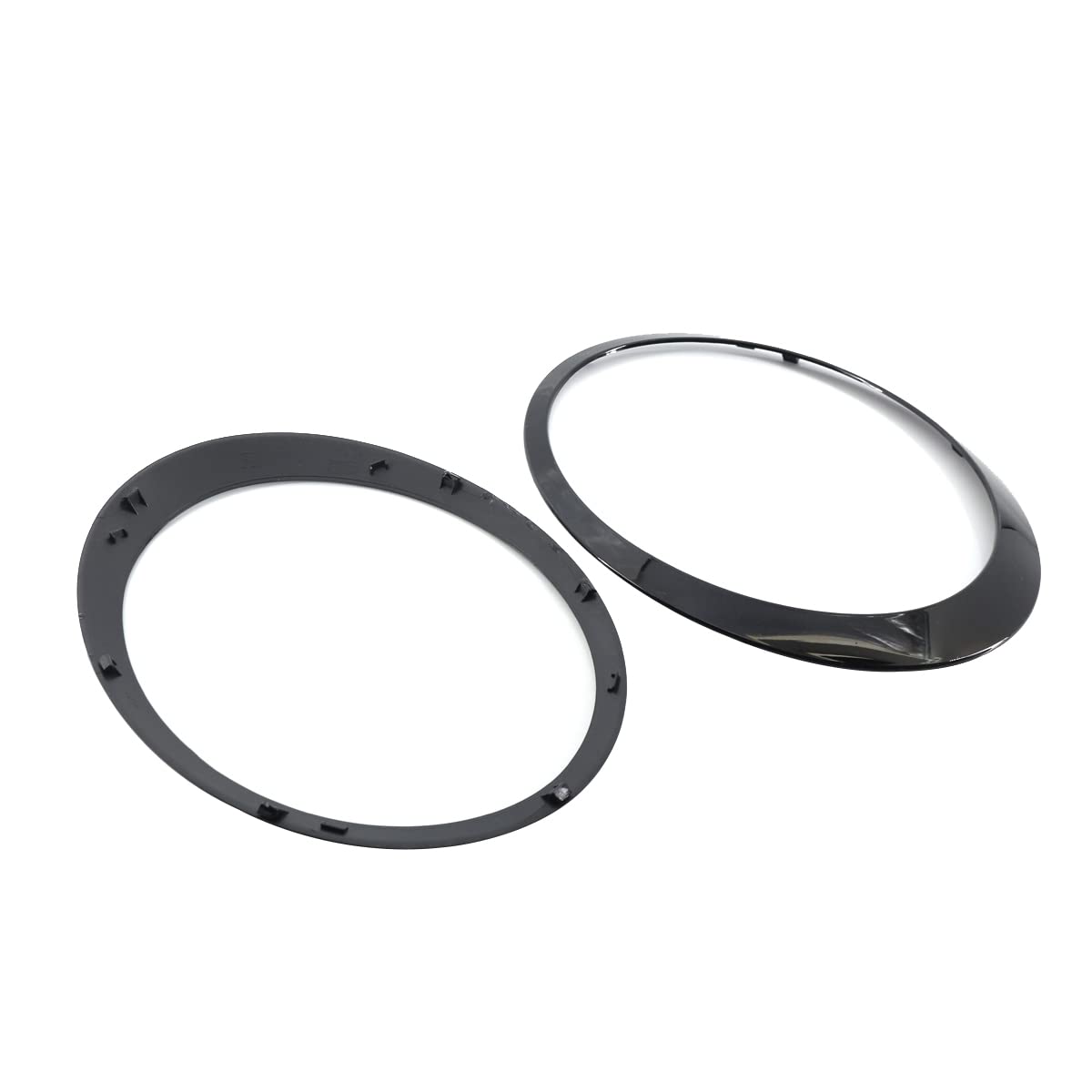 KYYET Scheinwerfer-Zierringblende für Fahrer- und Beifahrerseite, glänzend schwarz, kompatibel mit Mini Cooper 2007–2014 R56 R56 R57 R58 R59 KYYET Scheinwerfer-Zierringblende für Fahrer- und Beifahrerseite, glänzend schwarz, kompatibel mit Mini Cooper 2007–2014 R56 R56 R57 R58 R59 von KYYET