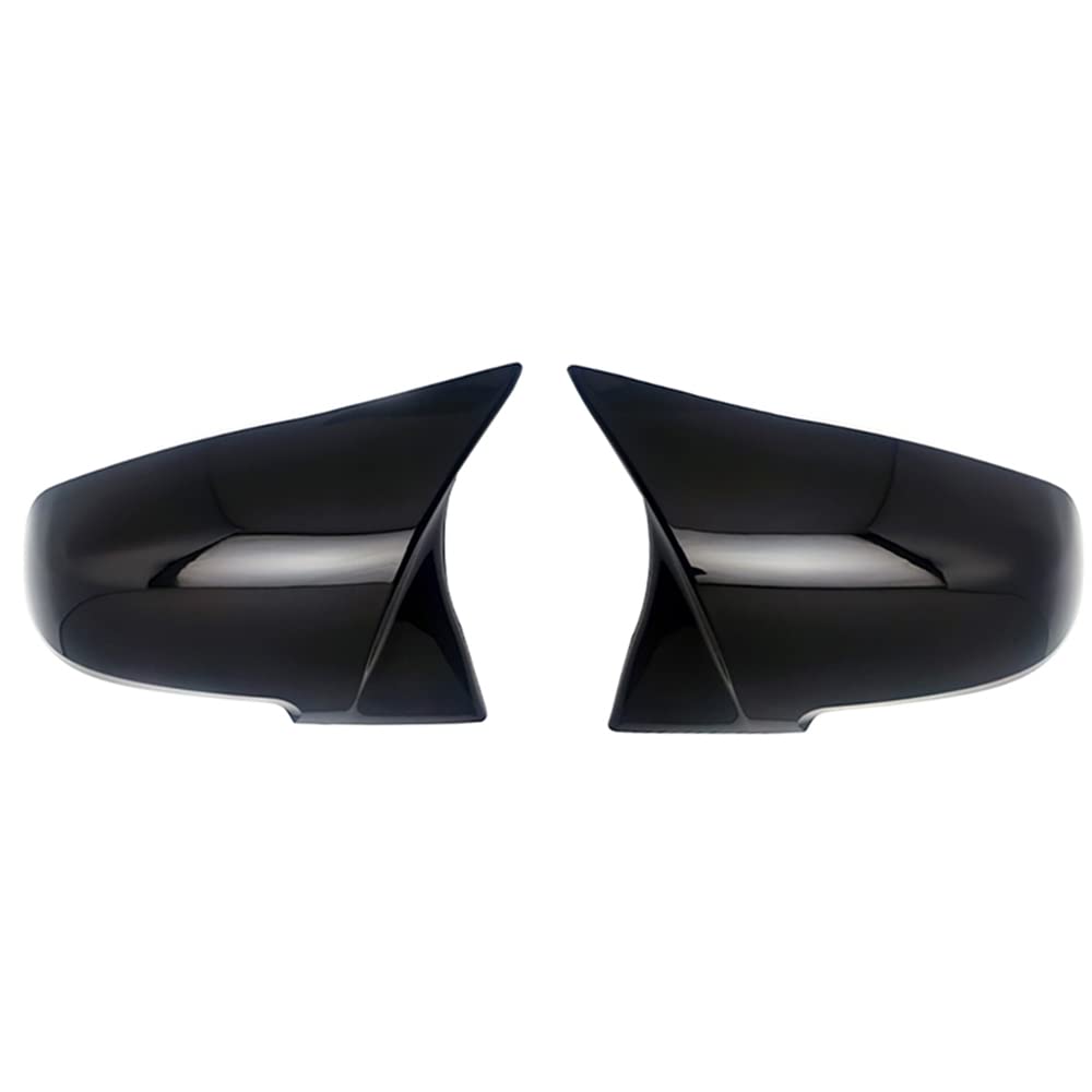 KYYET Spiegel Startseite Kappen für F20 F21 F87 M2 F23 F30 F36 X1 E84 schwarz glänzend von KYYET