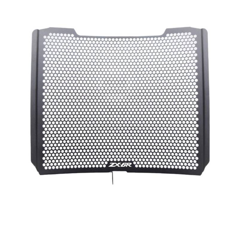 Motorrad Kühlergrill Grill Schutz Schutz Abdeckung FÜR ZX6R ZX636 Leistung 2013 2014 2015 2016 2017 2018 2019 2020 2021 Motorrad Kühlergrill Wache Abdeckung(ZX-6R logo) von KZYQDARS