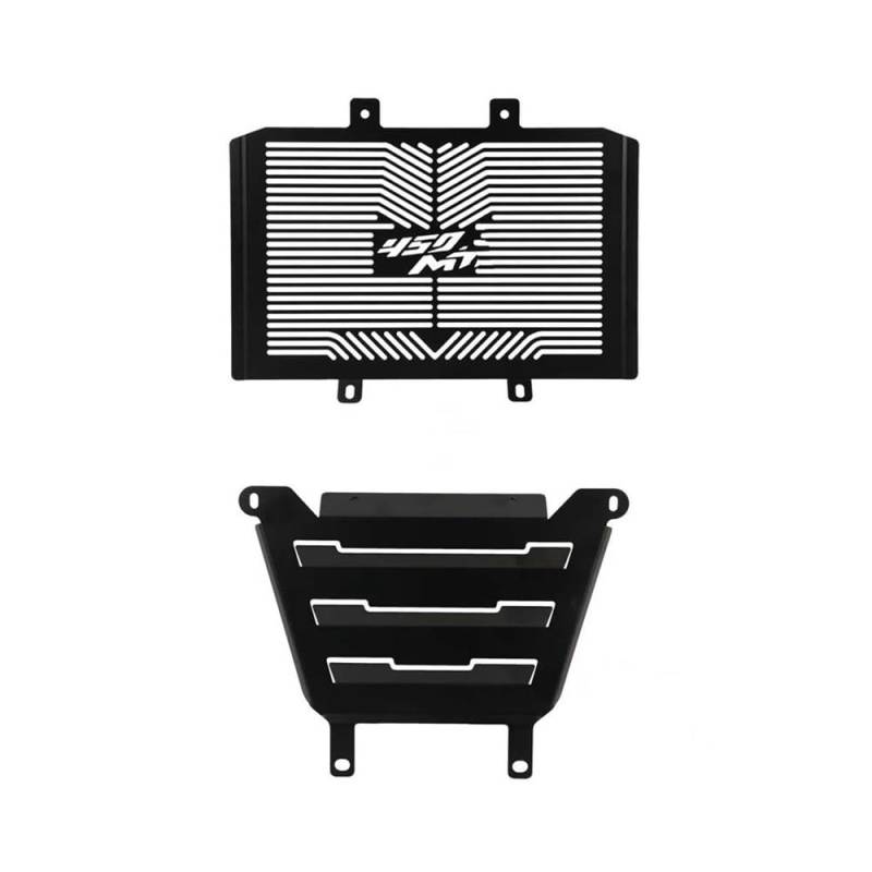 Motorrad Kühlergrill Grill Schutz Schutz Abdeckung Für 450MT 2024 2025 Front Schild Motor Abdeckung Fan Protector Kühlergrill Wache Schutz(1 set) von KZYQDARS